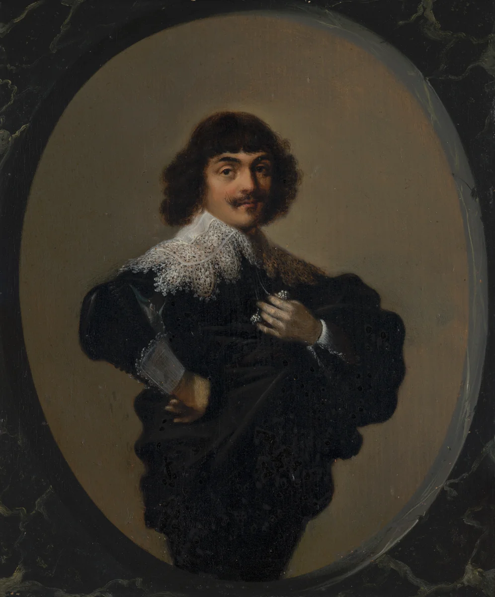 Portrait of Jean Fontaine (1608-1668) by Hendrick Pot, painting, 1633