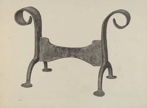 Foot Scraper by Jacob Lipkin, index of american design, 1941