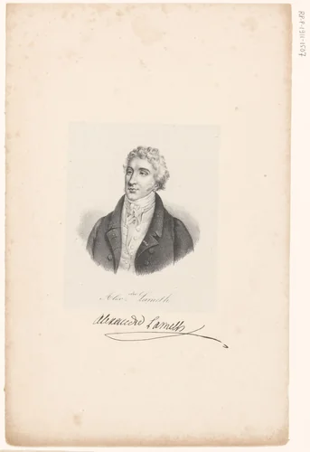 Portret van Alexandre de Lameth by anonymous, print, 1818-1842