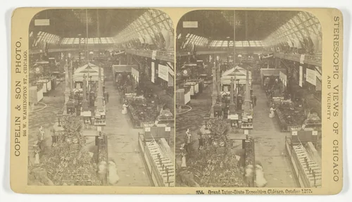 Grand Inter-State Exposition, Chicago by Copelin and Son, photograph, 1873