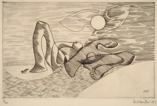 Nu by Stanley William Hayter, print, 1933