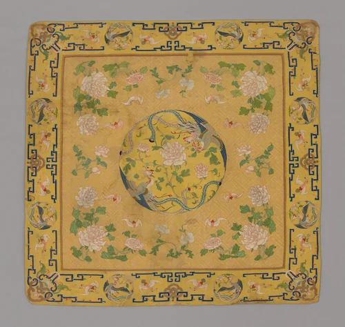Cushion Cover by Manchu China, textile, 1700-1750