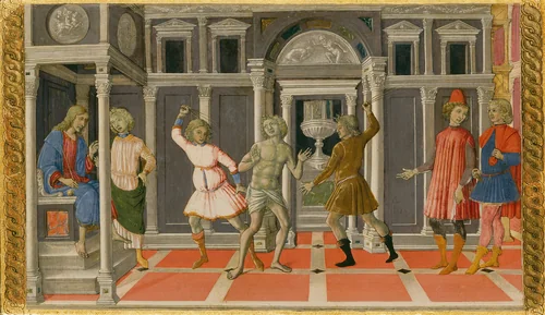 The Dream of Saint Jerome by Matteo di Giovanni, painting, 1476