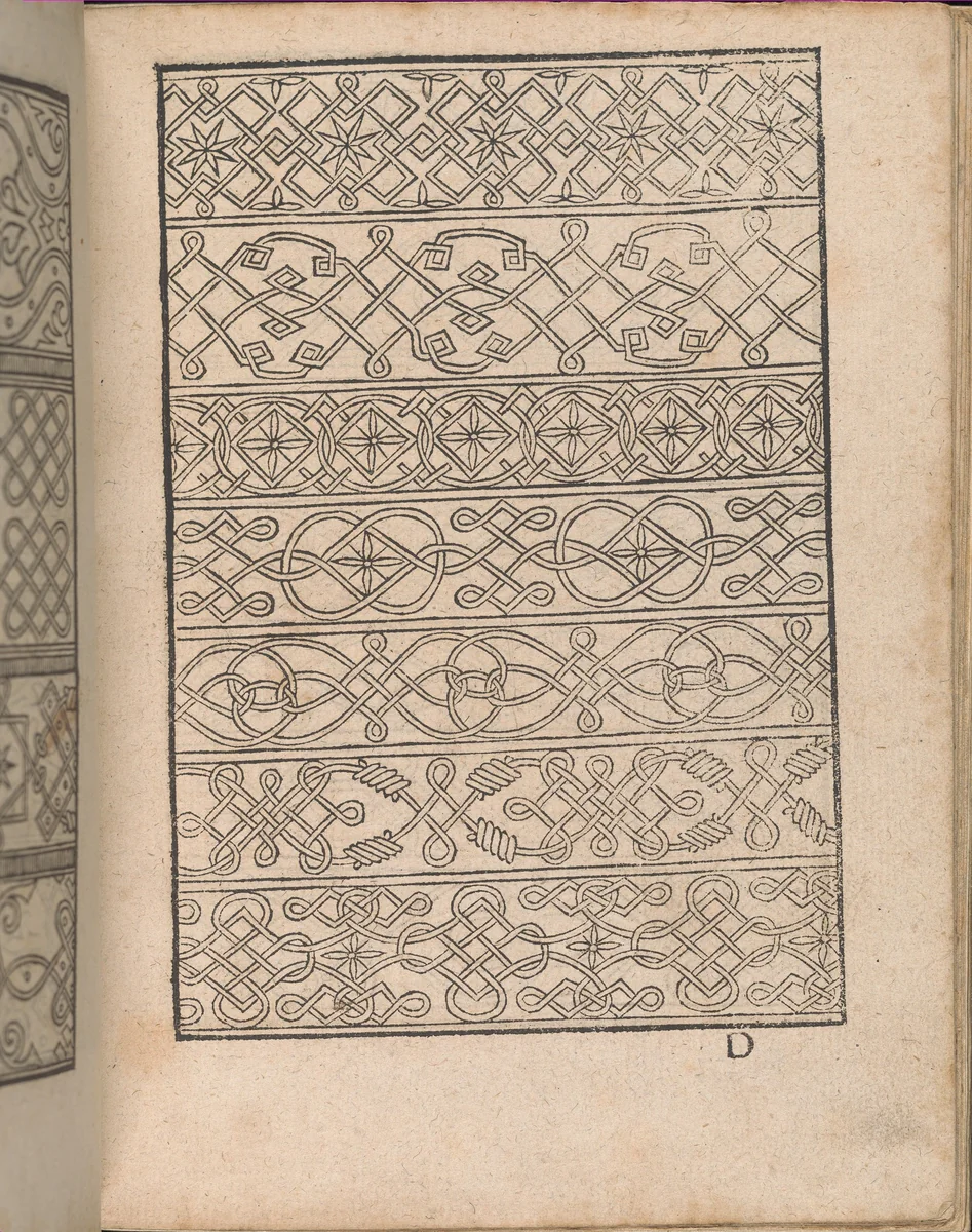 New Modelbüch allen Nägerin u. Sydenstickern (Page 13r) by Hans Hoffman, book, 1556