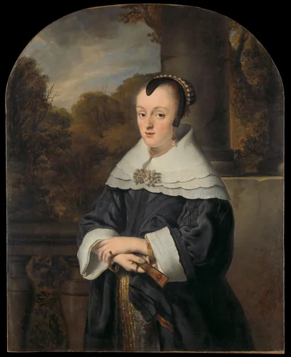 Portrait of Maria Rey by Ferdinand Bol, painting, 1650