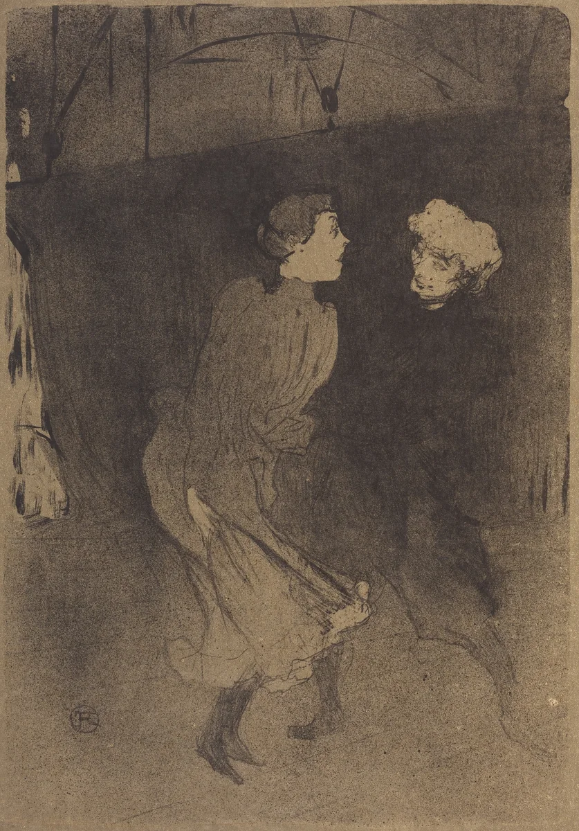 Dress Rehearsal at the Folies-Bergere (Répétition générale aux Folies-Bergère) by Henri de Toulouse-Lautrec, print, 1893