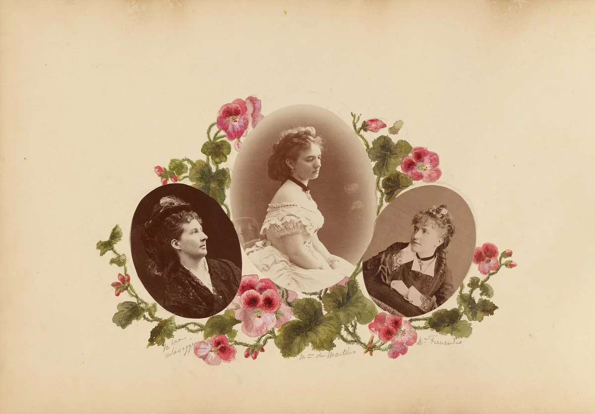The Madame B Album by Marie-Blanche Hennelle Fournier, photograph, 1870-1879