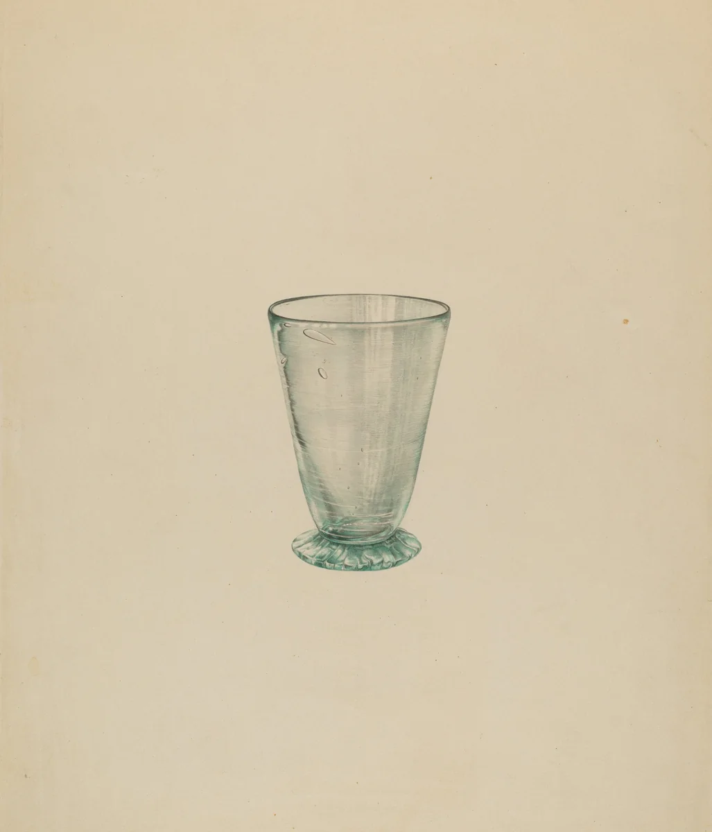 Toddy Glass by James McCreery, index of american design, 1937