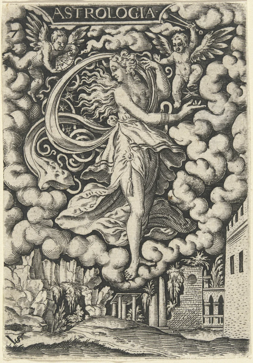 Astrologia (Astrology) by Virgil Solis, print, 1514-1562