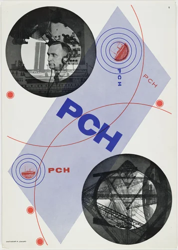 Brochure for Scheveningen Radio (PCH) by Piet Zwart, design, 1928