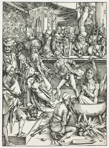 The Martyrdom of Saint John, from The Apocalypse by Albrecht Dürer, print, 1495-1499
