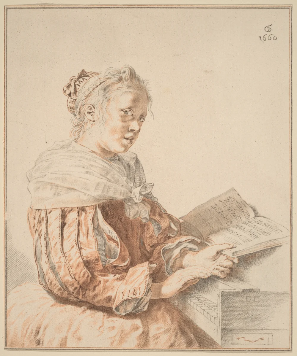 Young Girl at the Keyboard by Cornelis Ploos van Amstel
Johannes Kornlein
Jan de Bray
Gerrit Dou, print, 1767
