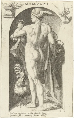 Mercurius by Nicolaas Braeu, print, 1598