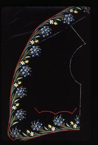 Waistcoat Design by England or France, textile, 1830-1849