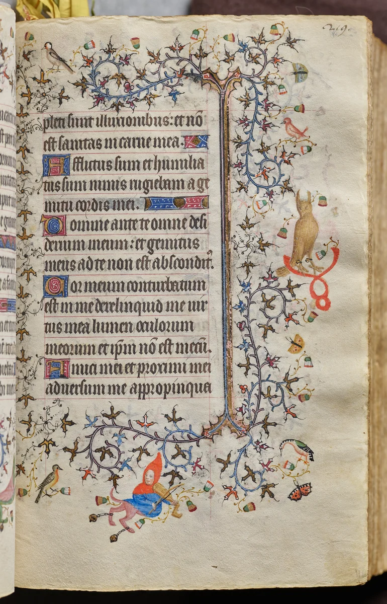 Hours of Charles the Noble, King of Navarre (1361-1425): fol. 110r, Text by Master of the Brussels Initials and Associates, book, 1400-1410
