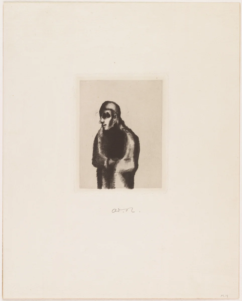 Little Prelate (Petit prélat) by Odilon Redon, print, 1888