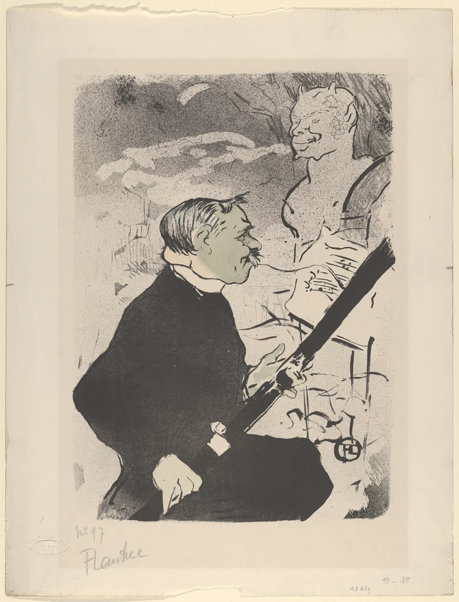 For You!…, from "The Old Tales" by Henri de Toulouse-Lautrec, print, 1893