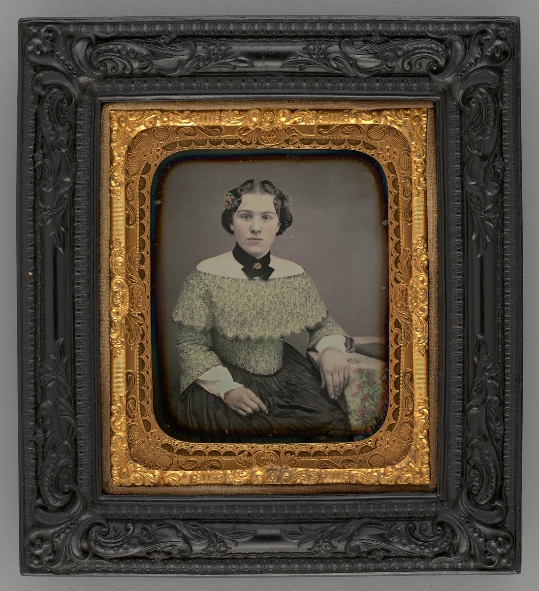 Untitled (Portrait of a Seated Woman) by Unknown maker, other, 1860