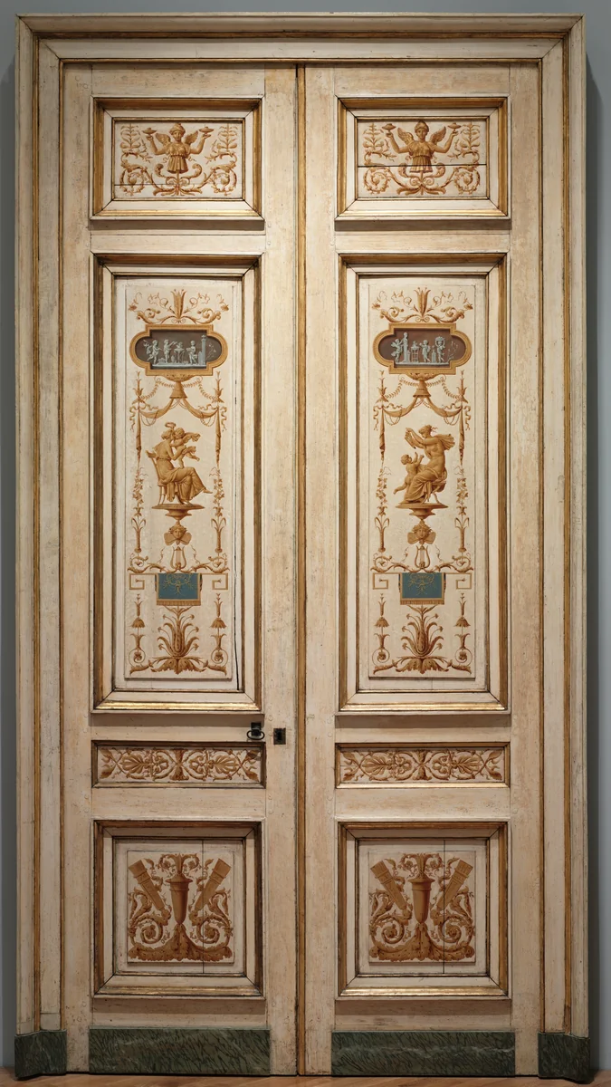 Double-Leaf Doors by Pierre Rousseau, painting, 1790-1799