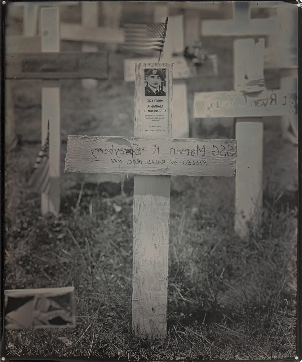 Army SGT. Marvin R. Sprayberry III by Binh Danh, photograph, 2014