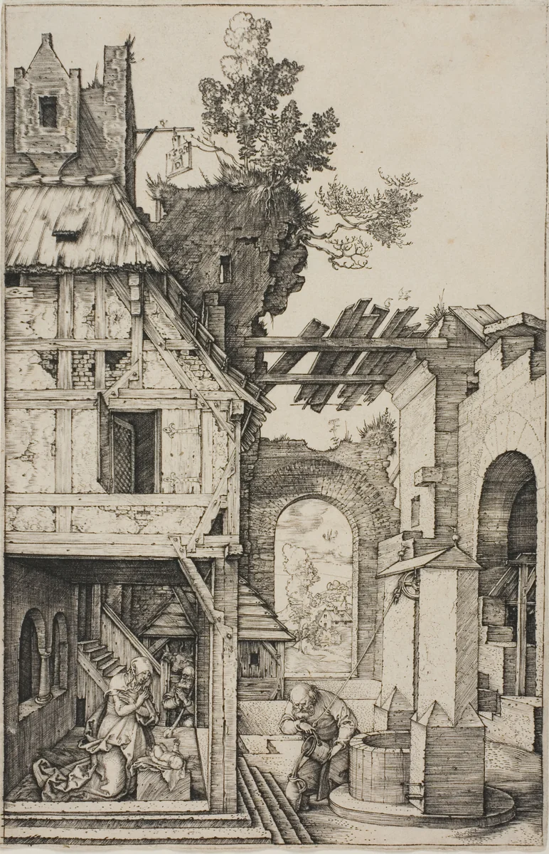Nativity by Albrecht Dürer, print, 1504