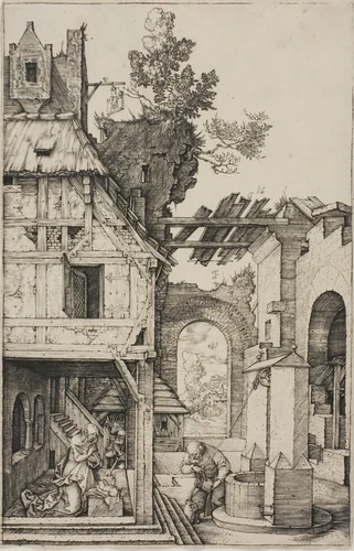 Nativity by Albrecht Dürer, print, 1504