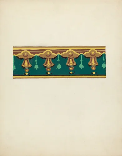 Wallpaper Border by John Garay, index of american design, 1935-1942