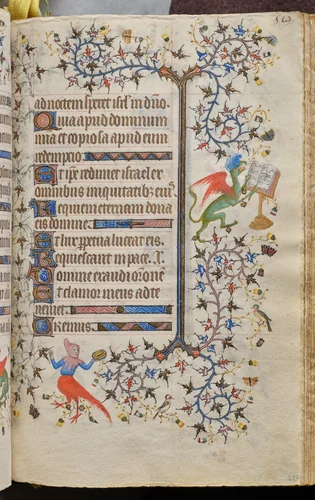 Hours of Charles the Noble, King of Navarre (1361-1425): fol. 254r, Text by Master of the Brussels Initials and Associates, book, 1400-1410