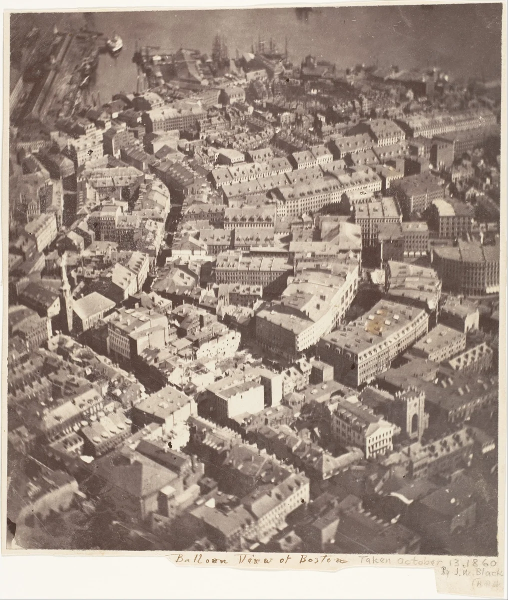 Boston, as the Eagle and the Wild Goose See It by James Wallace Black, photograph, 1860