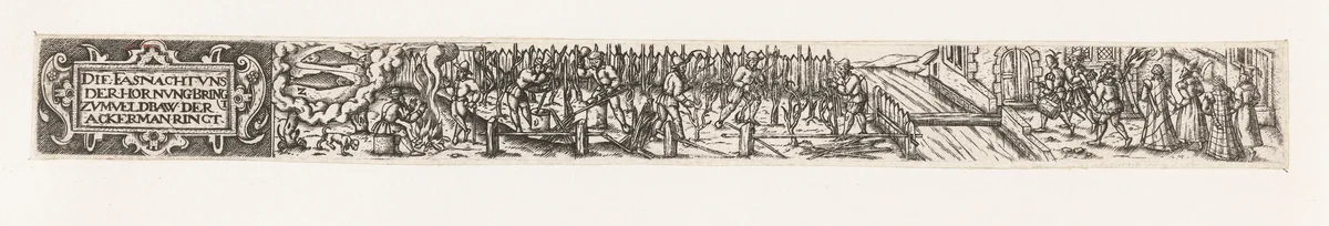 Februari by anonymous, print, 1584