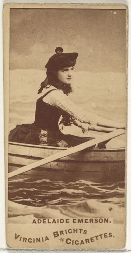 Adelaide Emerson, from the Actors and Actresses series (N45, Type 1) for Virginia Brights Cigarettes by Allen & Ginter, photograph, 1885-1891