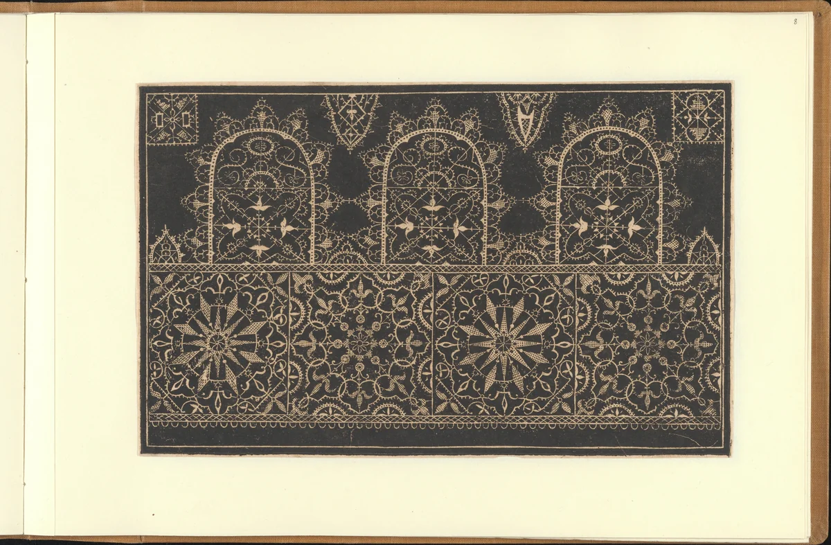 Schon newes Modelbuch...Page 7(r) by Sigismundus Latomus, book, 1617