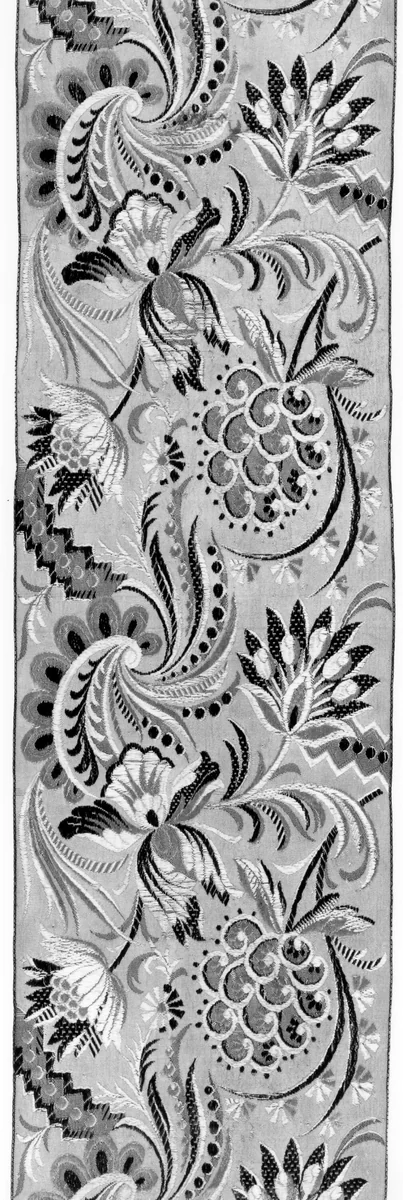 Ribbon by Probably France, textile, 1860-1880