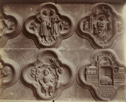 Amiens, portail by Eugène Atget, photograph, 1921