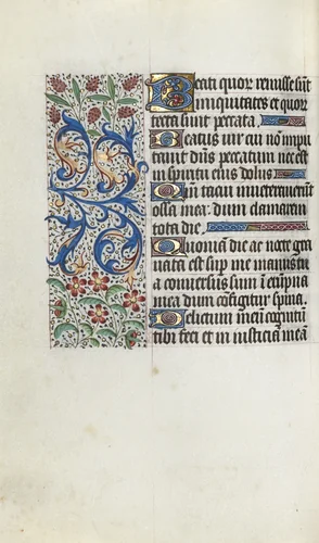 Book of Hours (Use of Rouen): fol. 81v by Master of the Geneva Latini, book, 1465-1475