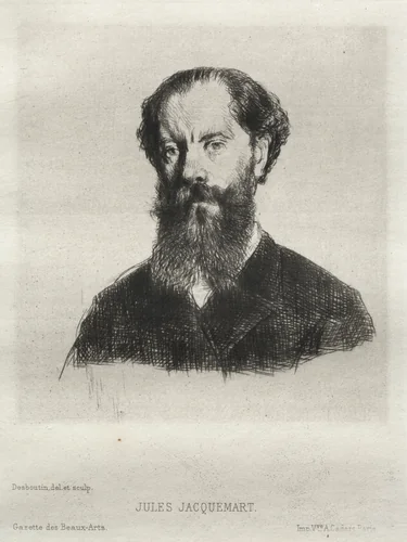 Jules Jacquemart by Marcellin Gilbert Desboutin, print, 1876