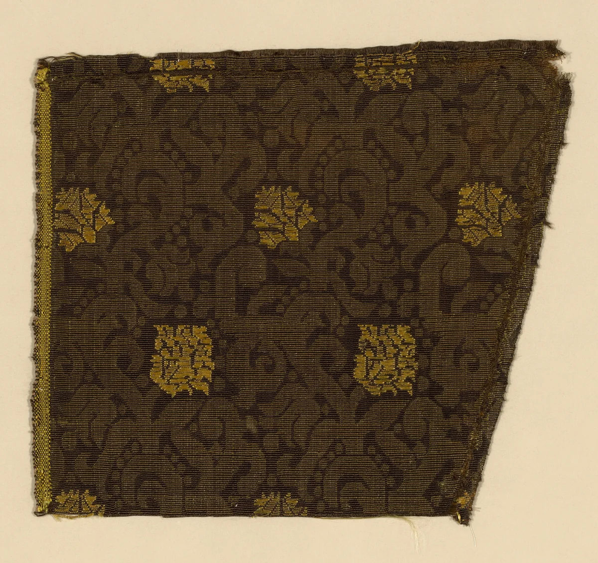 Fragment by Spain, textile, 1601-1625