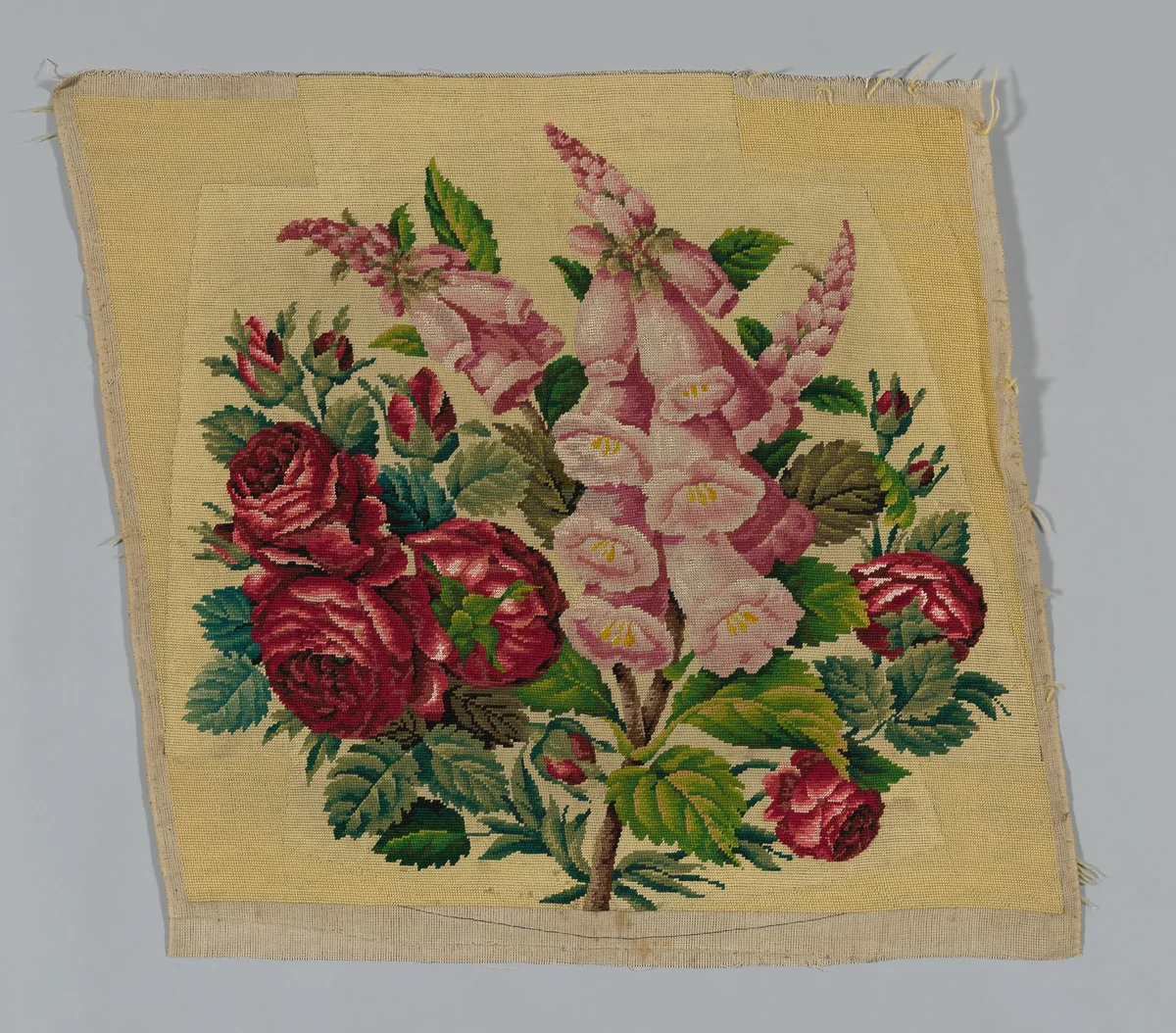 Chair Seat and Back by England, textile, 1801-1900