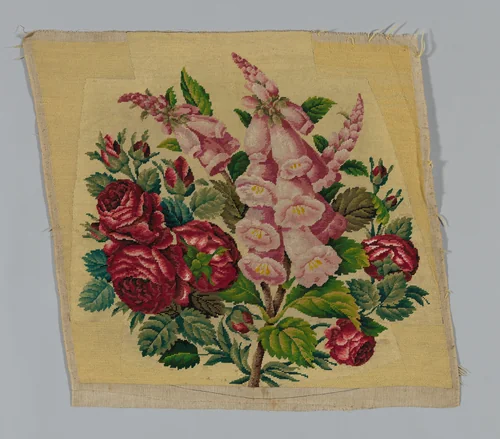 Chair Seat and Back by England, textile, 1801-1900