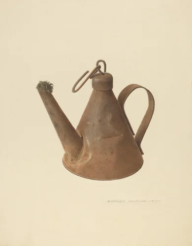 Torch by Elmer G. Anderson, index of american design, 1939