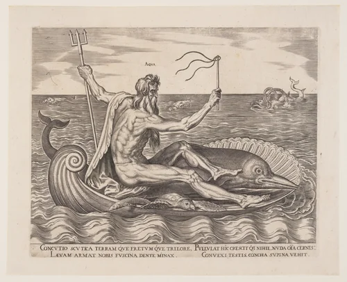 Water, from The Four Elements by Philip Galle, print, 1564