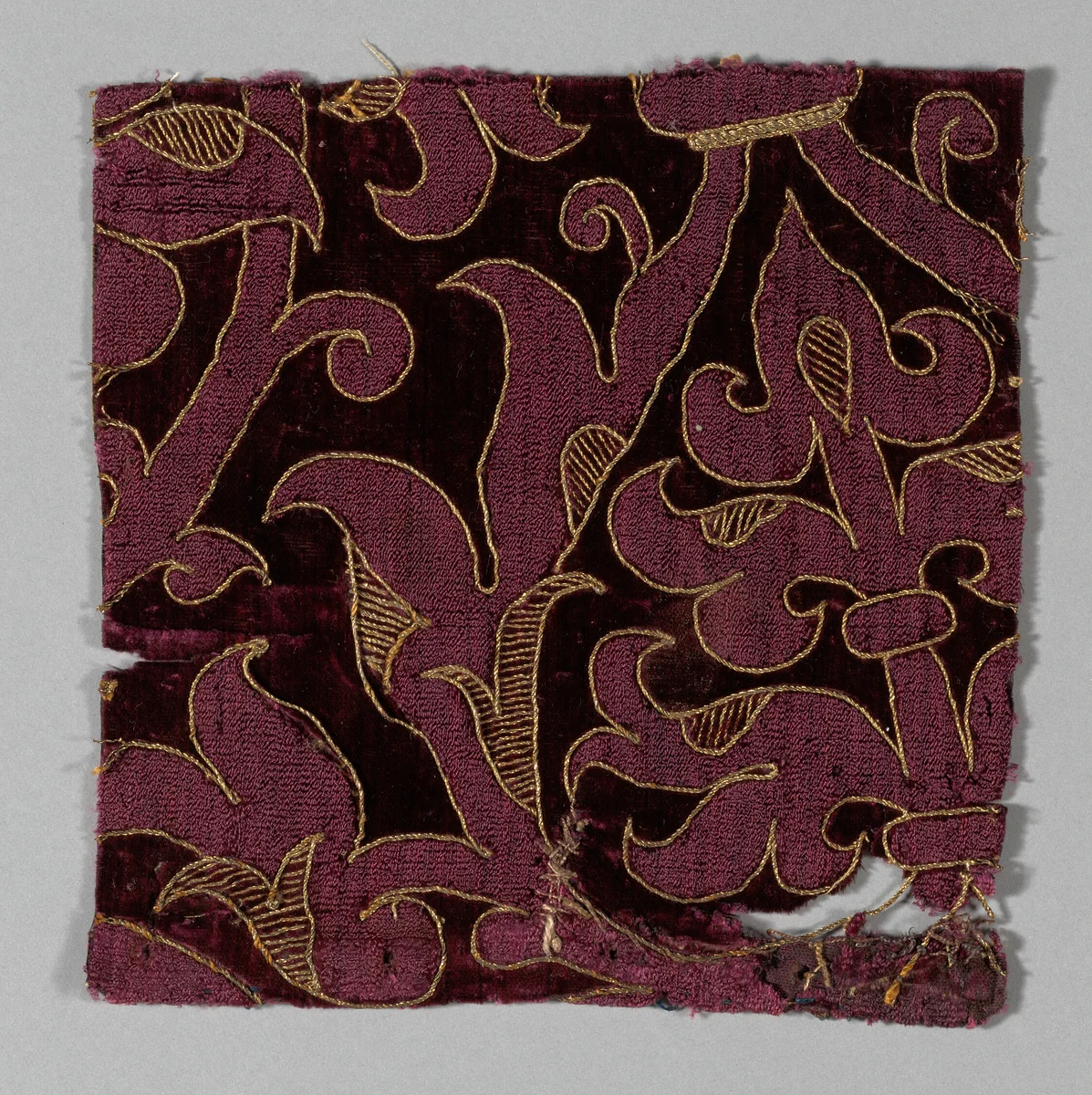 Fragment by Italy, textile, 1525-1575