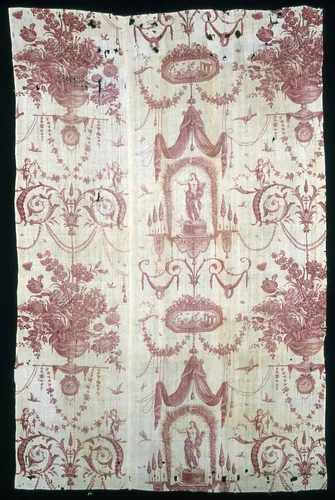Panel (Furnishing Fabric) by France, Nantes, textile, 1785-1790