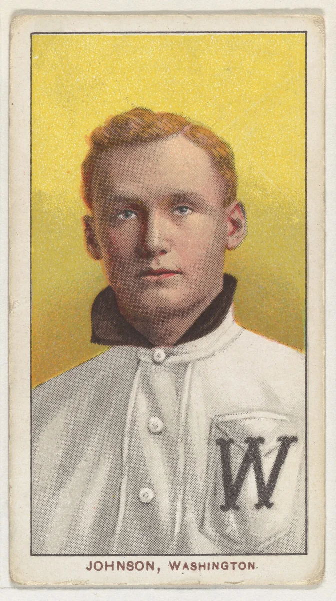 Johnson, Washington, American League, from the White Border series (T206) for the American Tobacco Company by American Tobacco Company, print, 1909-1911