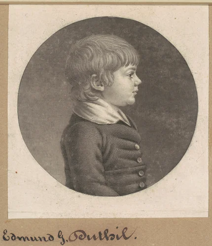 Edmund G. Dutilh by Charles B. J. Févret de Saint-Mémin, print, 1802