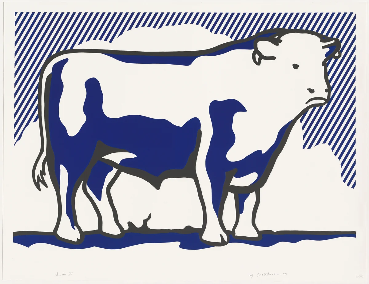 Bull II by Roy Lichtenstein, print, 1973