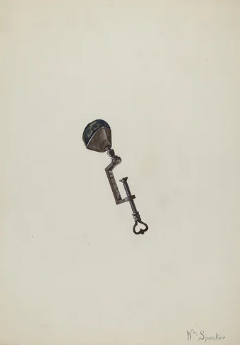 Sewing Bird by William Spiecker, index of american design, 1937