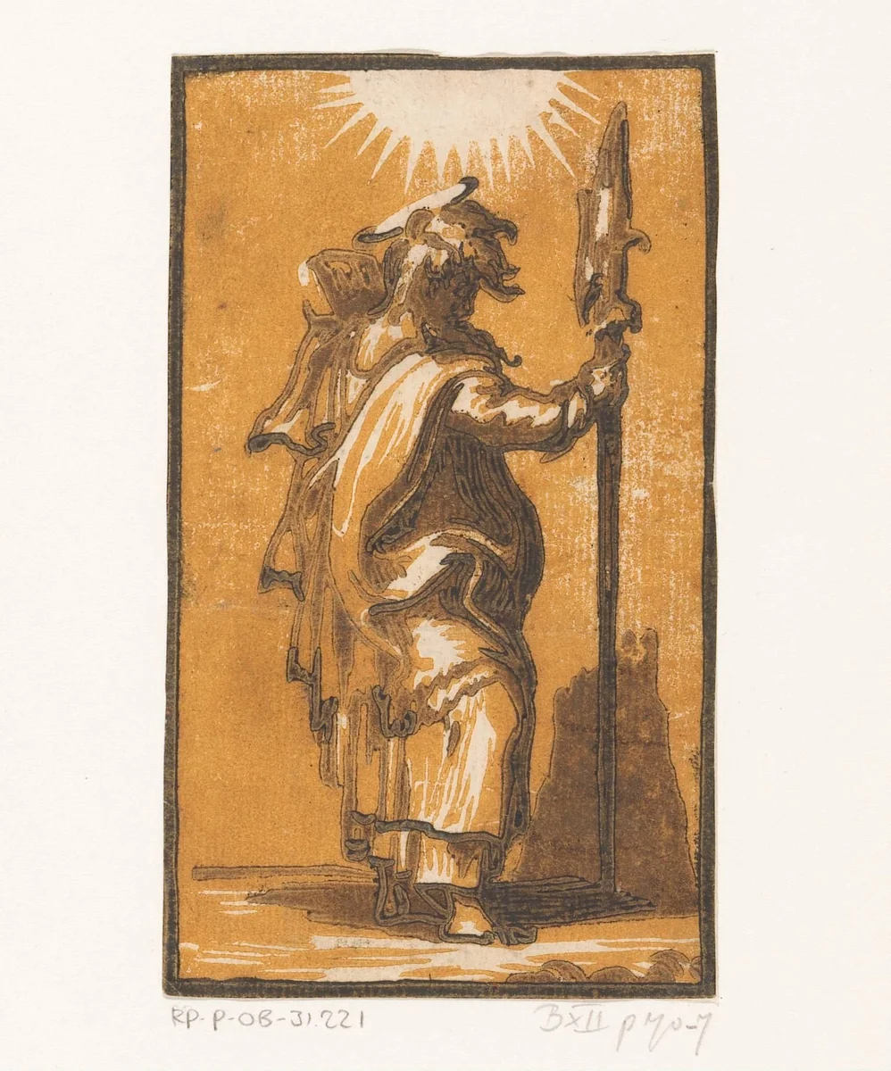 Heilige Matteüs by Unknown, print, 1520-1550