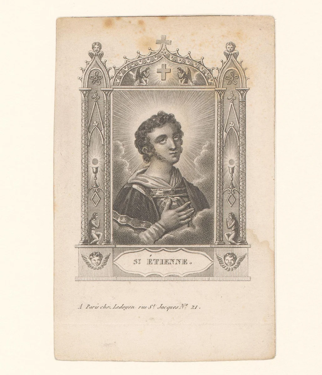 H. Stefanus by anonymous, print, 1790-1837