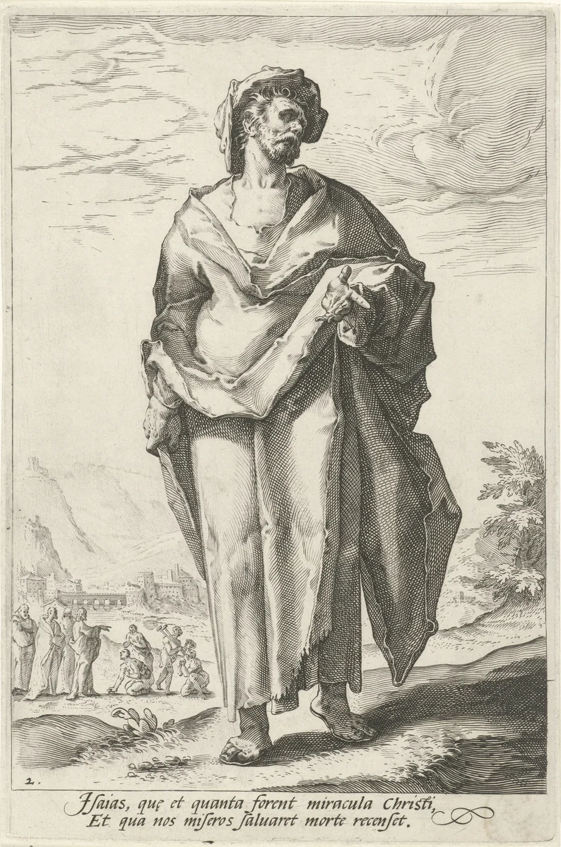 Jesaja by Unknown, print, 1589